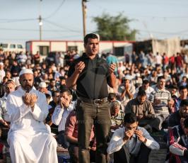  صلاة العيد في مخيم العودة شرق غزة ‫(41353762)‬ ‫‬.JPG