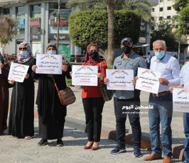 وقفة جماهيرية رفضاً لسياسة التمييز واستمرار العقوبات (1).JPG