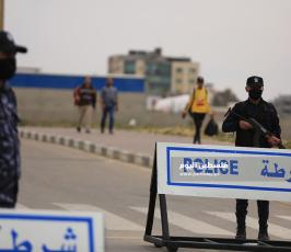شرطة غزة  حواجز شرطة (6).JPG