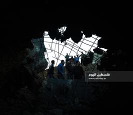 آثار قصف الاحتلال في غزة الليلة الماضية -  (5).jpg