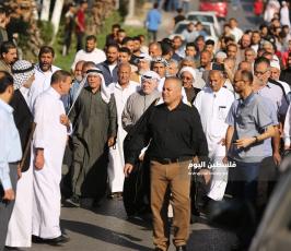 عشائر وأعيان قطاع غزة تؤم بيت عزاء الراحل القائد د. رمضان شلّح (12).JPG