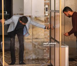 ممرًا لتعقيم الأشخاص لمواجهة تفشي فيروس كورونا (10).JPG