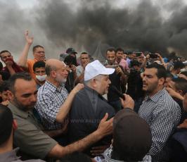 قيادة الجهاد الإسلامي تشارك في المتظاهرين في جمعة العمال  ‫(41878025)‬ ‫‬.JPG