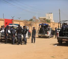 الحواجز الأمنية على مفترقات الطرق ومكان عملية الاشتباك المسلح ‫(39256583)‬ ‫‬.JPG