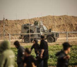 مسيرة العودة في منطقة ملكة شرق مدينة غزة ‫(43844125)‬ ‫‬.JPG