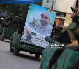 سرايا القدس عرض عسكرى فى الذكرى السنوية الاولى لاستشهاد القائد بهاء ابو العطا (46).JPG