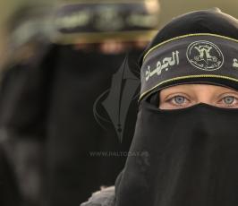 مقاتلات من الجهاد الاسلامي أثتاء دورة عسكرية  (40).JPG