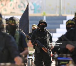 الجهاد الإسلامي وسرايا القدس تنظمان  زيارة لعوائل شهداء الشجاعية (19).JPG