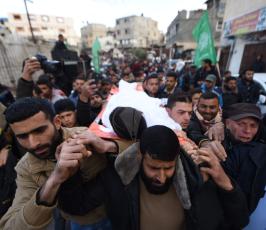 وداع الشهيد الطفل بلال ابوجاموس من مدينة خانيونس (10).jpeg