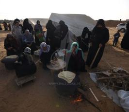 نساء فلسطينيات يُعددنَ خبز الصاج التراثي شرق خانيونس جنوب قطاع غزة ‫(42402313)‬ ‫‬.jpeg
