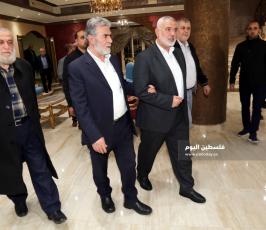 لقاء يجمع النخالة وهنية في القاهرة (4).jpg
