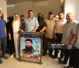 الجهاد الإسلامي وسرايا القدس تنظمان  زيارة لعوائل شهداء الشجاعية (1).JPG