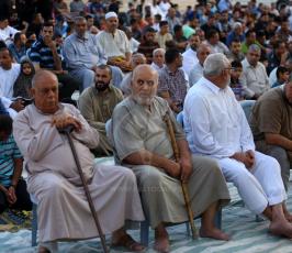الجهاد الإسلامي تؤدي صلاة العيد في العراء ‫(43385352)‬ ‫‬.JPG