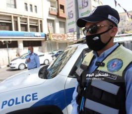 انتشار عناصر السلطة بعد اغلاق الضفة بسبب تفشي كورونا وعودة العالقين من الخارج (11).jpg