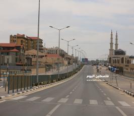 شوارع غزة خالية (3).JPG