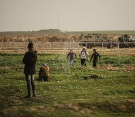 مسيرة العودة في منطقة ملكة شرق مدينة غزة ‫(43844109)‬ ‫‬.JPG