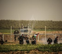 مسيرة العودة في منطقة ملكة شرق مدينة غزة ‫(43844118)‬ ‫‬.JPG