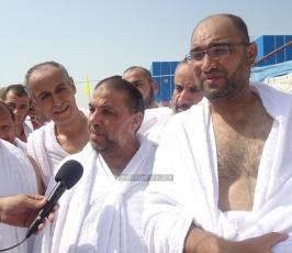 حجاج فلسطين على جبل عرفات في يوم الحج الأكبر