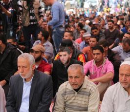  صلاة الجمعة امام مقر الصليب الاحمر بغزة تضامنا مع الاسرى في سجون الاحتلال ‫(39649794)‬ ‫‬