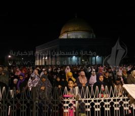 ليلة القدر في المسجد الأقصى المبارك