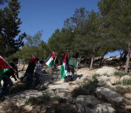 خاص فلسطين اليوم- الاحتلال يقمع سكان 'باب الشمس' للمرة الثانية