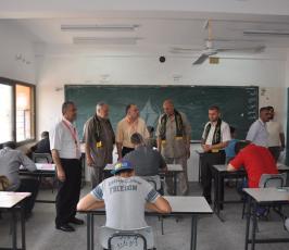 وفد من الجهاد الاسلامي والرابطة الاسلامية يزور قاعة امتحانات الثانوية العامة  ‫(1)‬ ‫‬