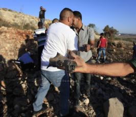 شظايا صواريخ المقاومة فى عوفر