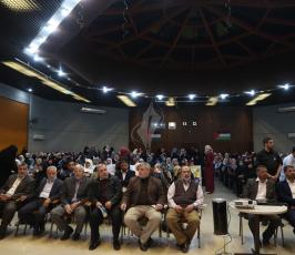 مهرجان تكريمى للمحررة  لينا الجربونى بغزة (10)