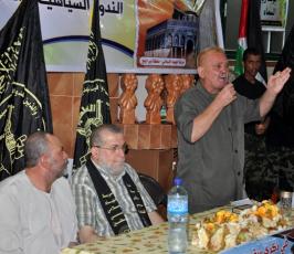 ندوة سياسية بعنوان " لبيك يا قدس " بدير البلح