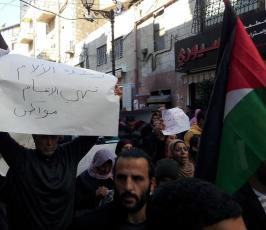 مسيرات بالضفة المحتلة تنديدا بالعدوان على غزة