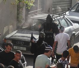 تشييع الشهيد اسلام الطوباسي الذي اغتالته قوات الاحتلال فجر اليوم في مخيم جنين