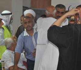  وزير الاوقاف ولجنة الحج يتفقدون حجاج غزة في مكة المكرمة‏