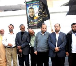 مسير لقادة الجهاد الإسلامي لمنازل عدد من الشهداء