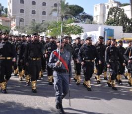 الداخلية بغزة تنظم مسيرة وطنى