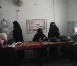 لجنة التواصل للعمل النسائي تزور مخيمات نسئم الحرية