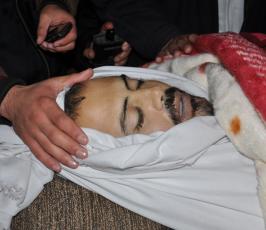 بالصور:سرايا القدس تودع احد قادتها البارزين في موكب جنائزي مهيب