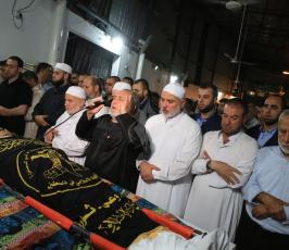 بالصورجماهير غفيرة تشيع شهيد سرايا القدس بمشاركة قيادات فلسطينية من كافة الفصائ ‫(38797855)‬ ‫‬