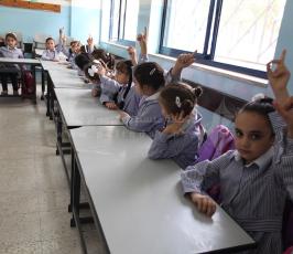 افتتاح العام الدراسي الجديد في مدارس الضفة الغربية