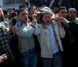 جماهير غفيرة تشيع جثامين شهداء سرايا القدس
