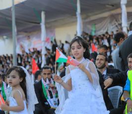 حفل زفاف جماعي لـ 4000 عريس غزي ‫(30832041)‬ ‫‬