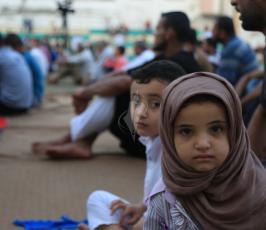  صلاة العيد بالعراء في نادي الشجاعية  ‫(30073241)‬ ‫‬