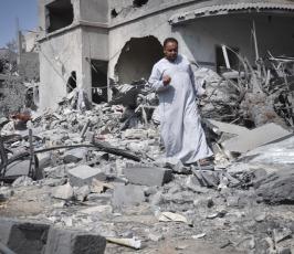 قصف منازل 2014