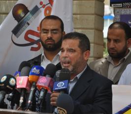 وقفة تضامنية للإعلاميين مع فضائية الأقصى
