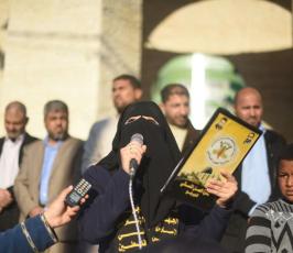 وقفة لدائرة العمل النسائي برفح دعما واسنادا لعوائل الاسرى (4)