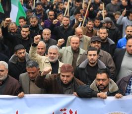 الجهاد الإسلامي تنظم مسيرة حاشدة في شمال قطاع غزة رفضا لقرار ترامب  ‫(42598916)‬ ‫‬