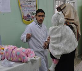 حملة تطعيم الأطفال ضد الشلل
