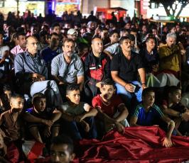  مباراة مصر والكونجو في ميادين غزة ‫(40698379)‬ ‫‬ ‫‬