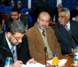 هنية يلقى بكلمة بالمجلس التشريعى بغزة