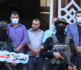 الجهاد تنظم فعاليات رمزية في قطاع غزة بذكرى انطلاقتها 33 (10).JPG