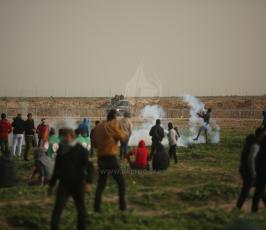 مسيرة العودة في منطقة ملكة شرق مدينة غزة ‫(43844100)‬ ‫‬.JPG